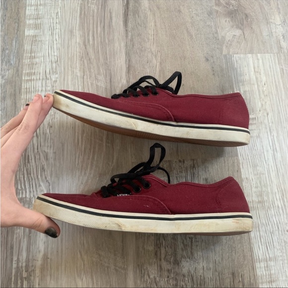 Maroon Skater Vans - Picture 10 of 11